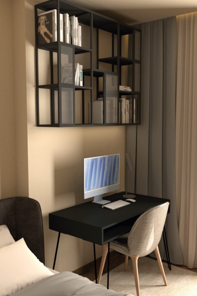 Sypialnia w mieszkaniu