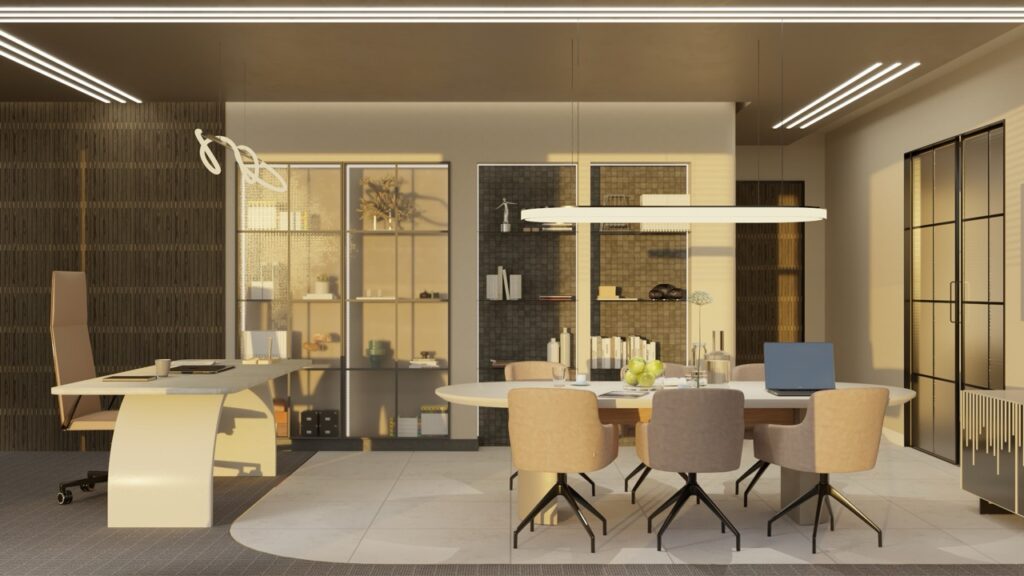 Gabinet z częścią konferencyjną