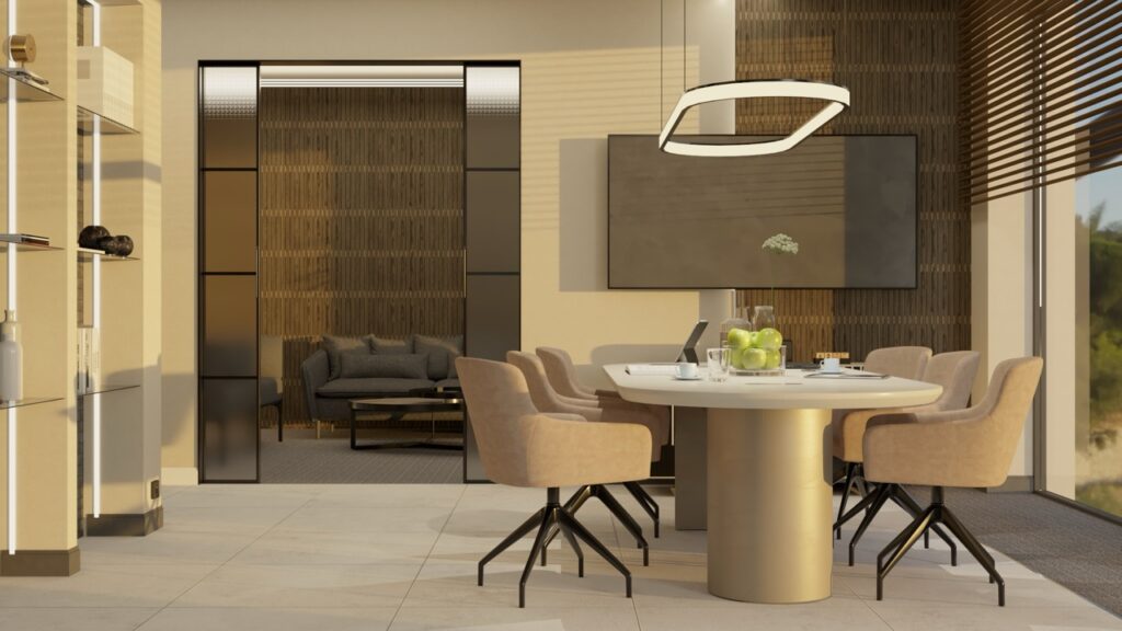 Gabinet z częścią konferencyjną