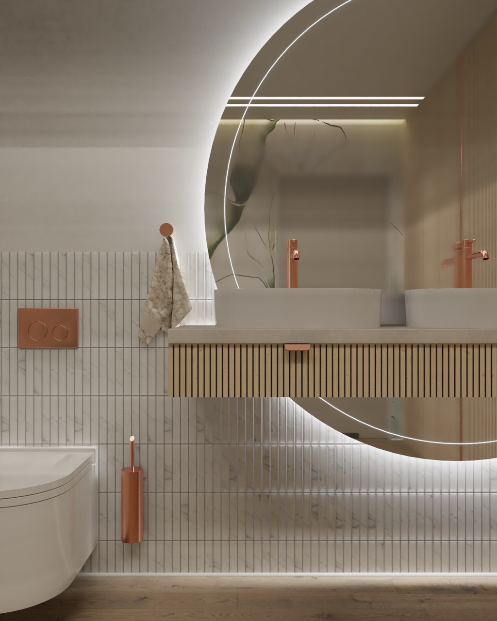 Łazienka w domu jednorodzinnym