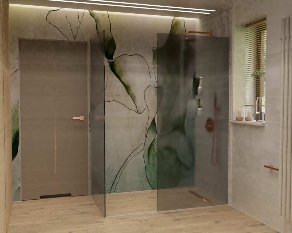 Łazienka w domu jednorodzinnym