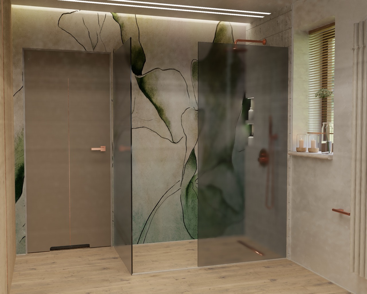 Łazienka w domu jednorodzinnym