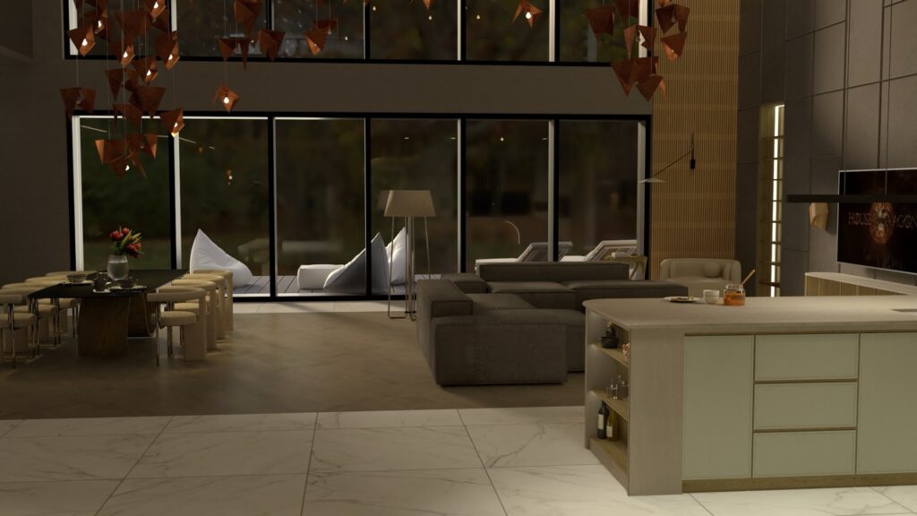 Przestrzeń dzienna rezydencji