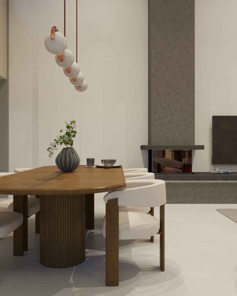 Living room w domu jednorodzinnym