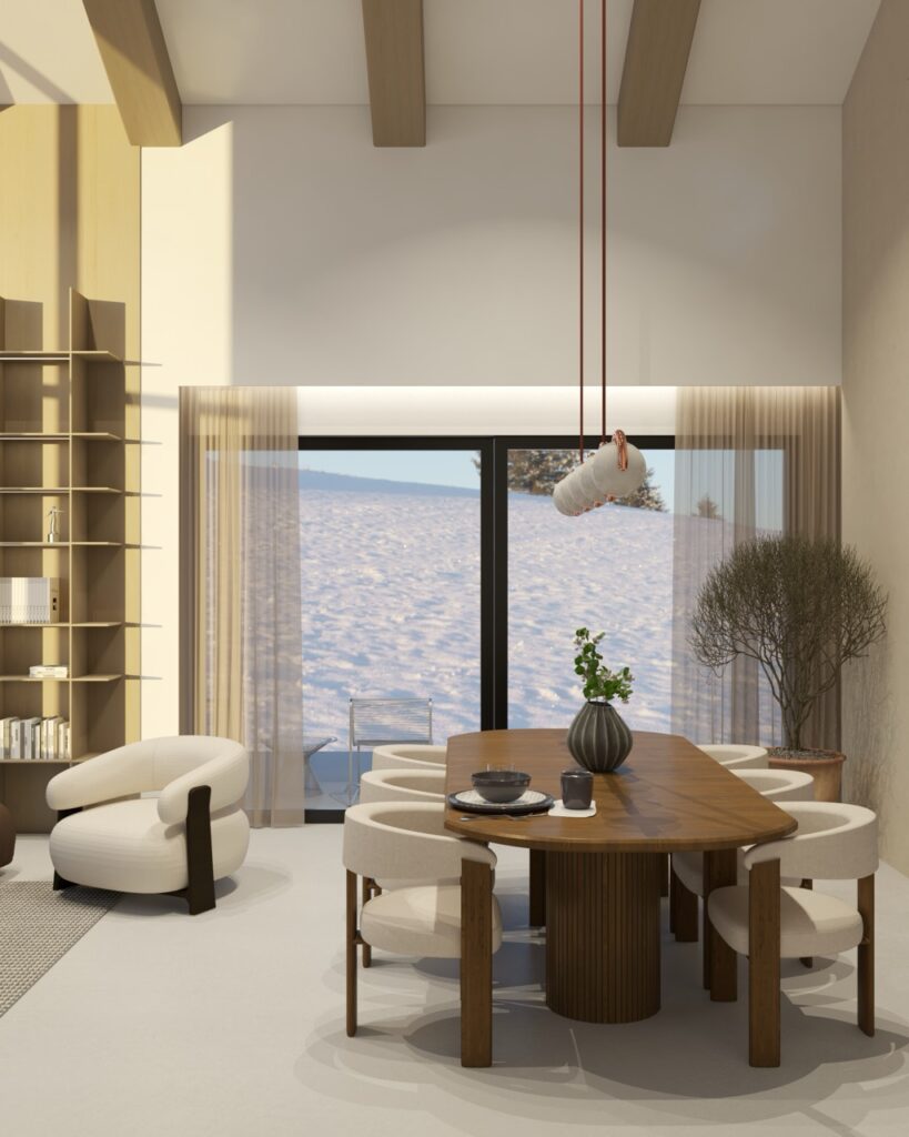 Living room w domu jednorodzinnym