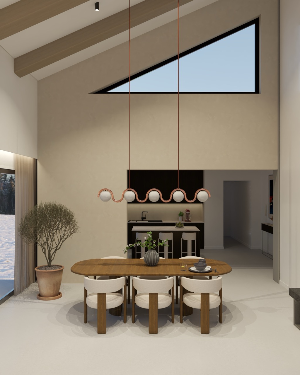 Living room w domu jednorodzinnym